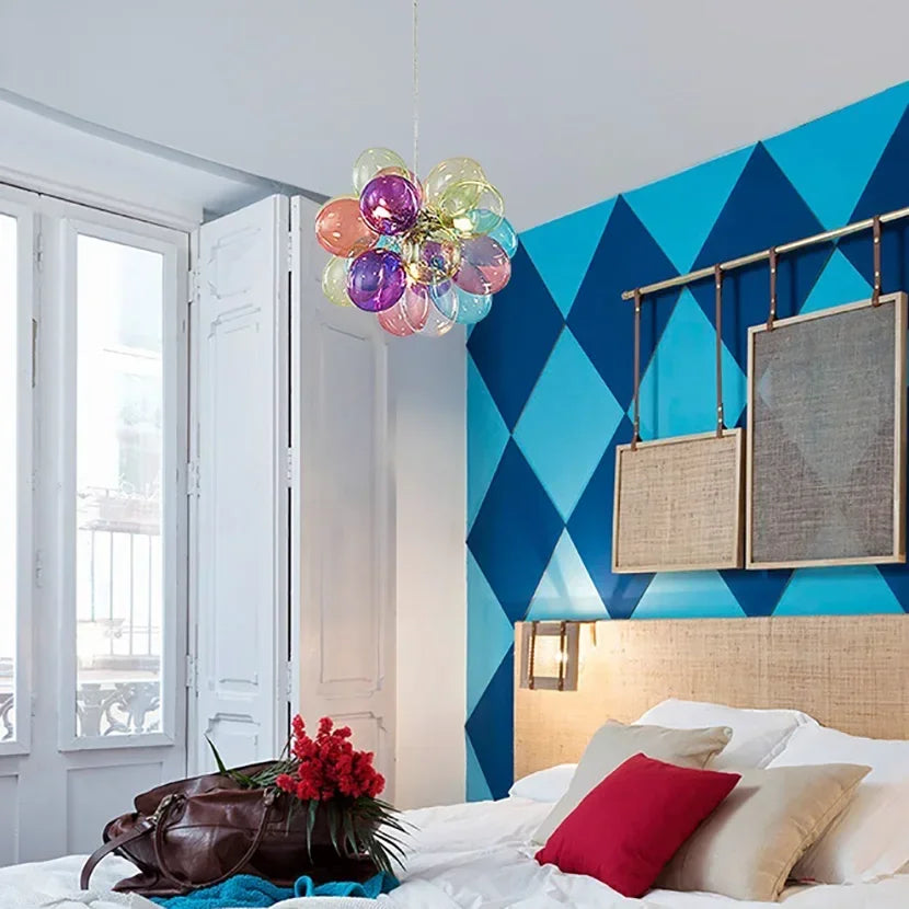 Colorful Balloon Chandelier