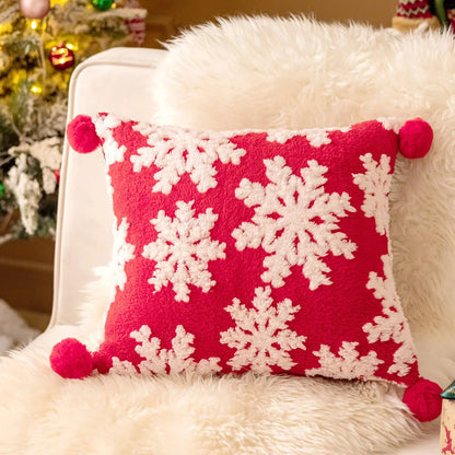 New Jacquard Christmas Sofa Pillowcase