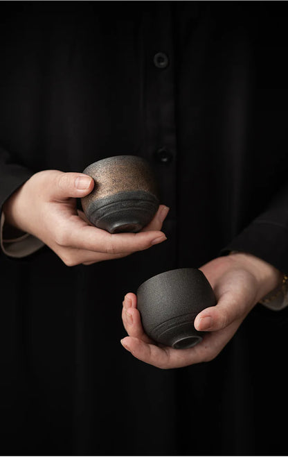 Japanese Style Handmade Stoneware Tea Cup