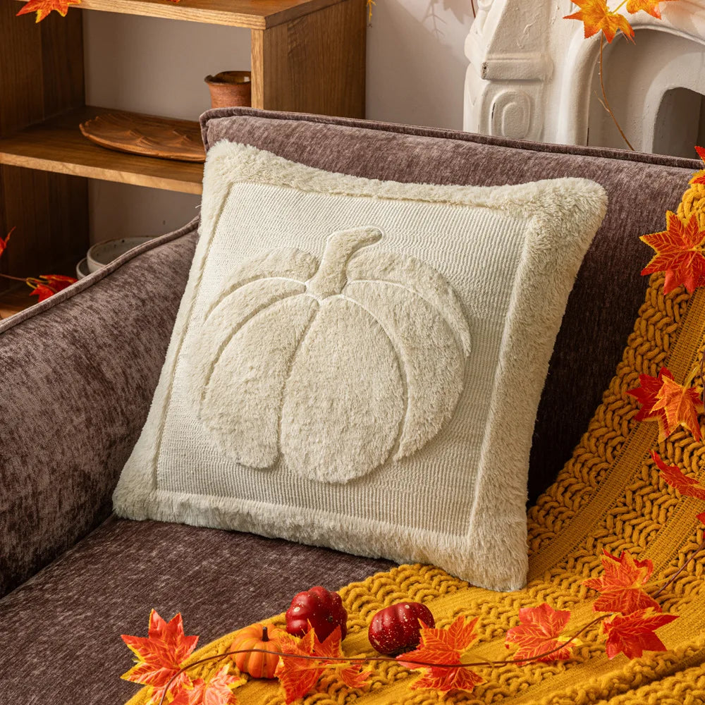 Halloween Pumpkin Plush Pillowcase