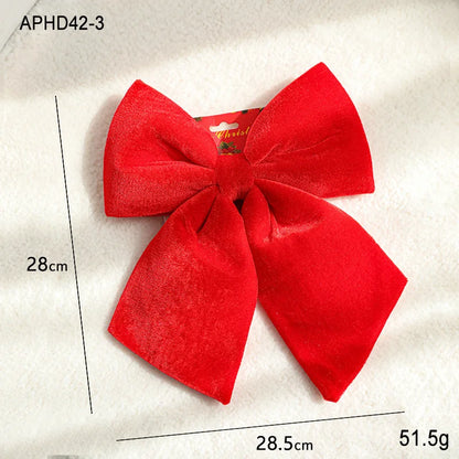 Christmas Velvet Red Bow