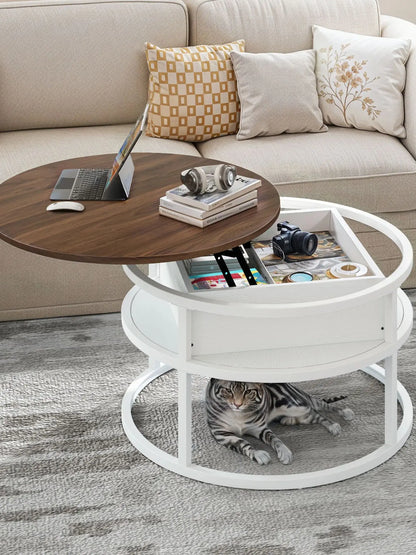 Round Lift Top Coffee Table