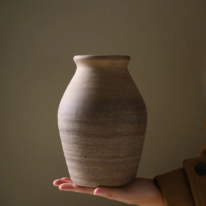 Rough Clay Pottery Vase