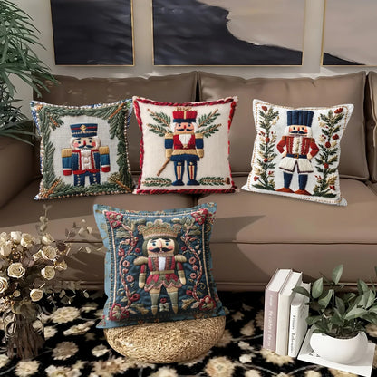 Christmas Nutcracker Printed Pillowcase