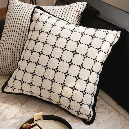 French Brown Throw Pillow Cover