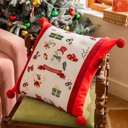 Christmas Cushion Cover Cartoon