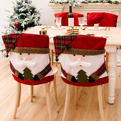 Christmas Chairs Slipcover