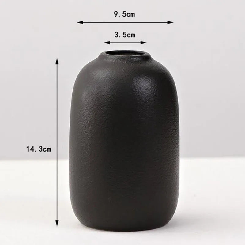 Creative Black Porcelain Vase
