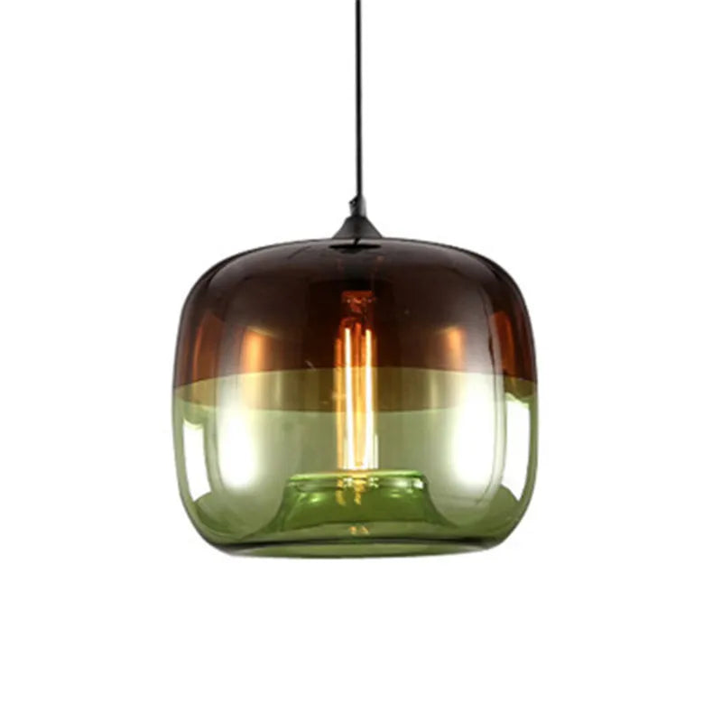 Apple Style Glass Pendant Light