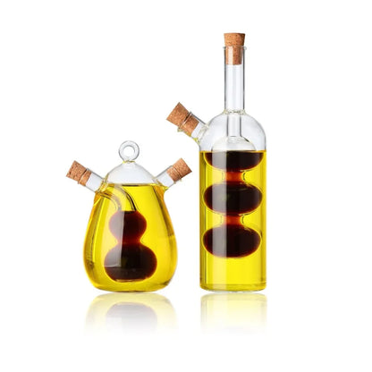 Two-in-one Glass Oil Bottle