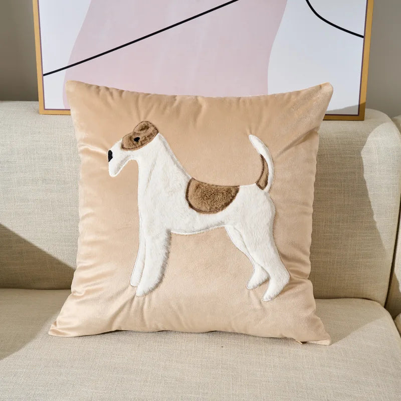 Cute Velvet Throw Pillow Cover