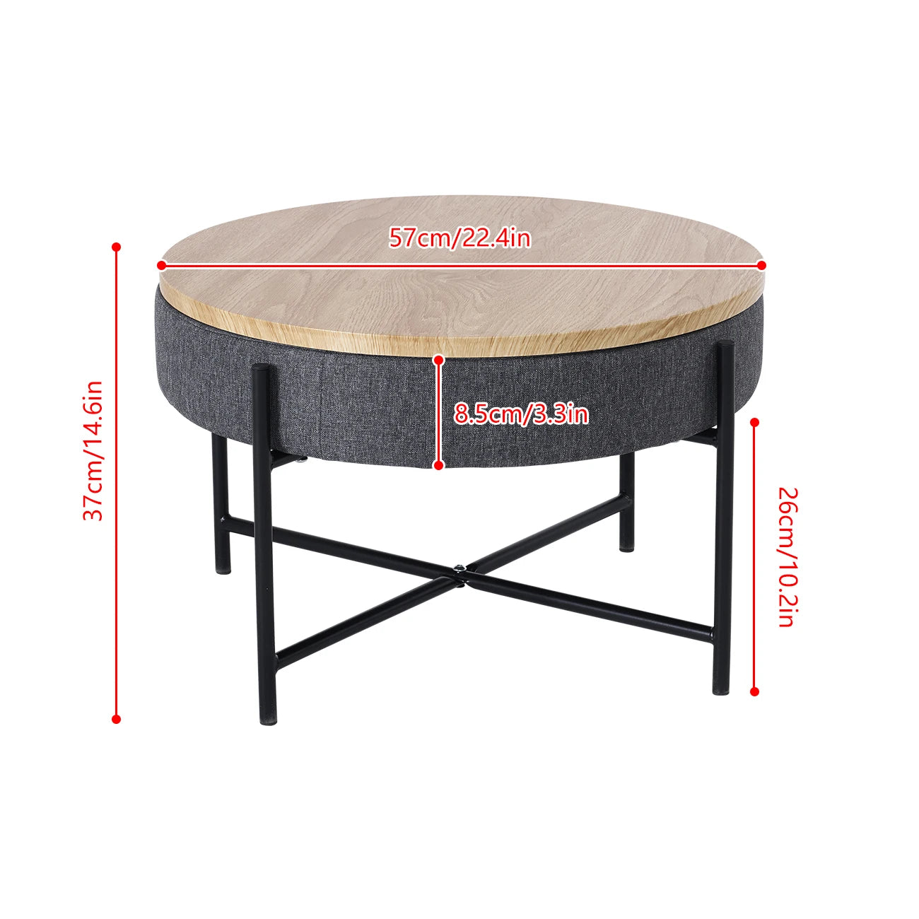 BonChoice Rustic Coffee Table