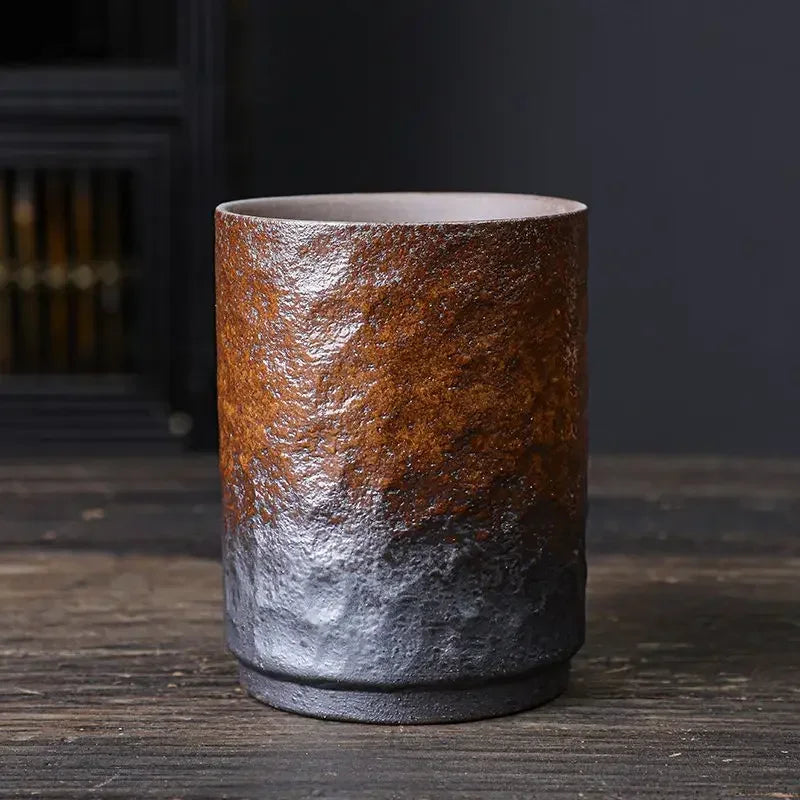 Vintage Handmade Chinese Ceramic Mug