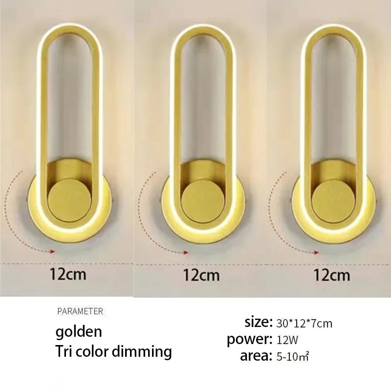 Modern Rotatable LED Wall Sconce