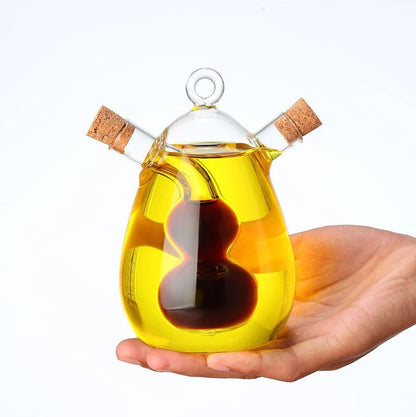 Two-in-one Glass Oil Bottle