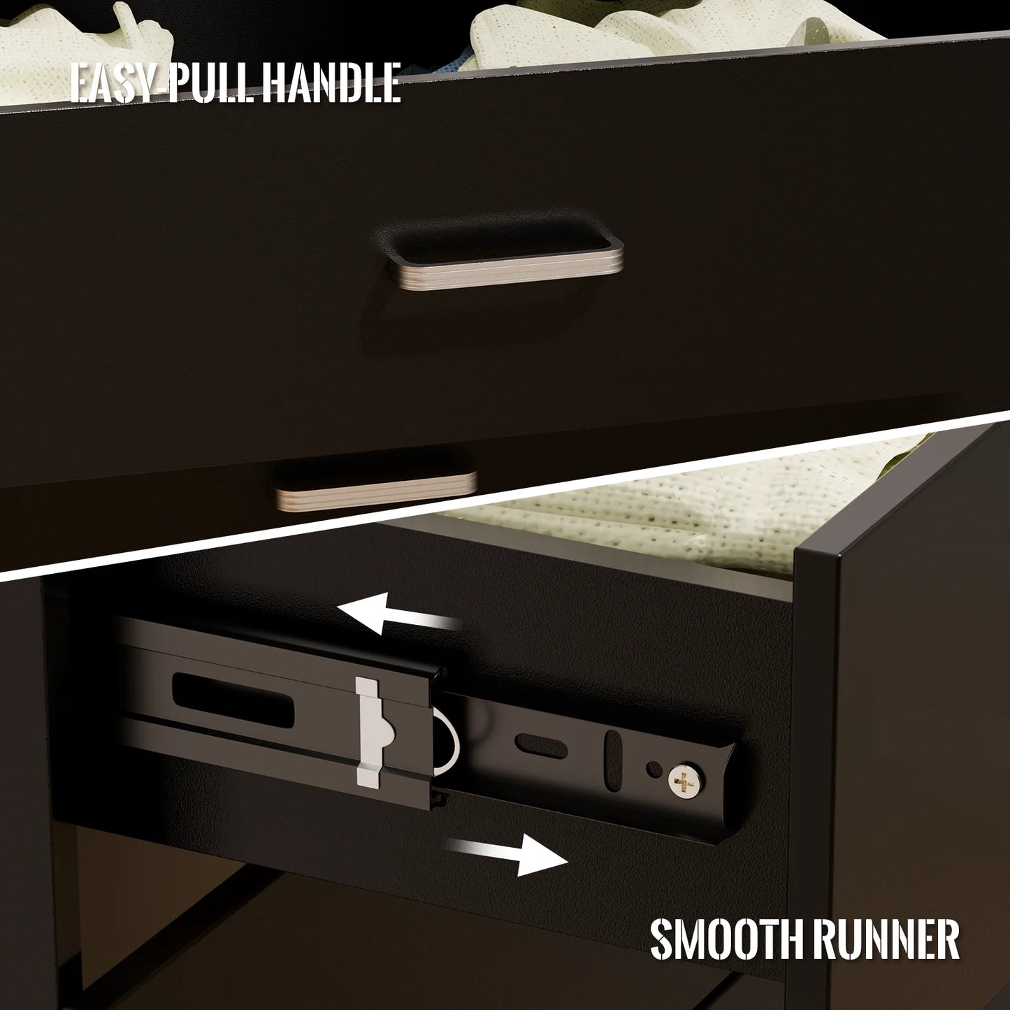 5 Drawer Wood Cabinet Dresser