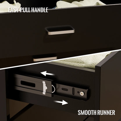 4 Drawer Wood Cabinet Dresser