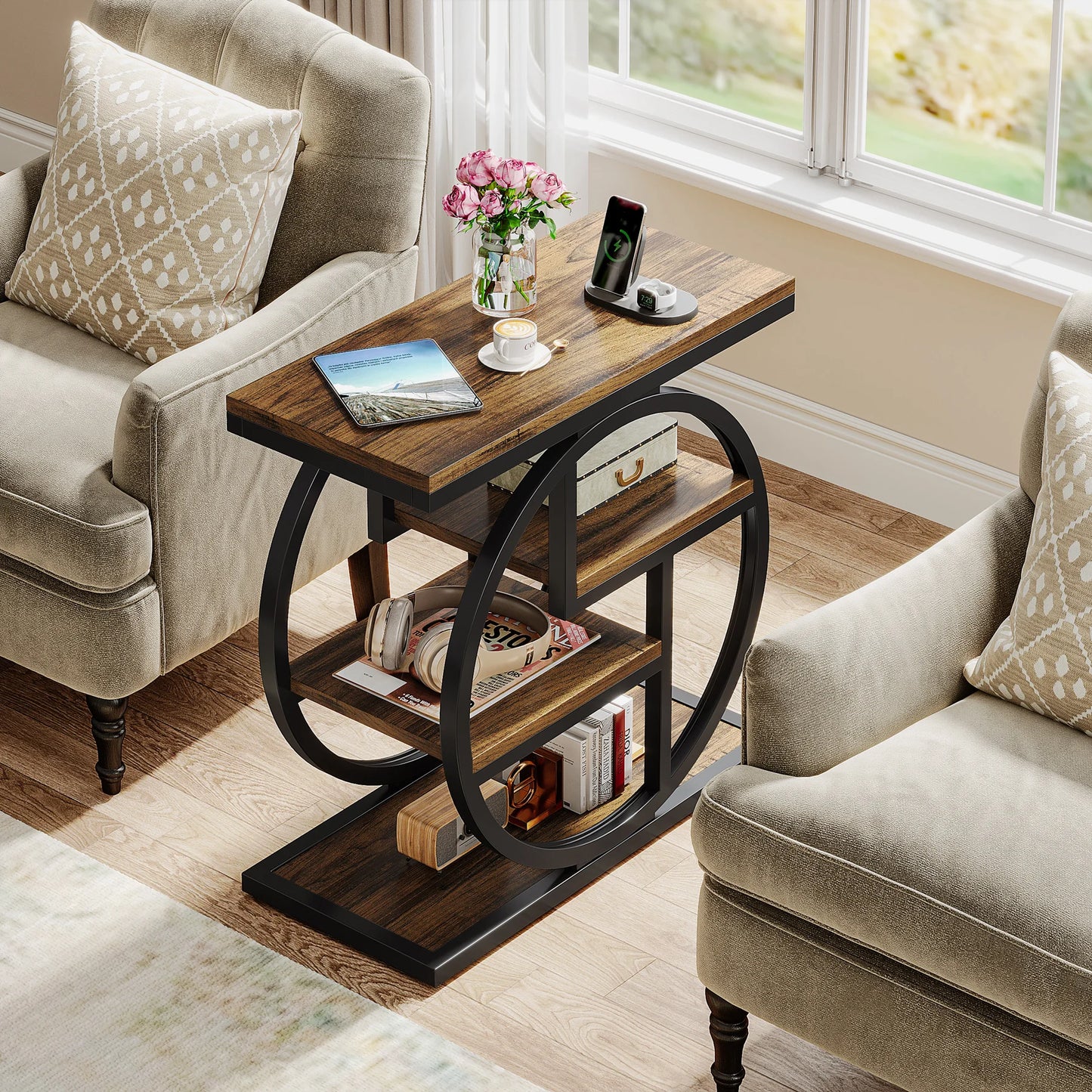Circular End Table