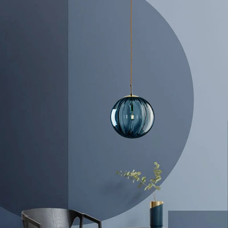Glass Ball Pendant Light