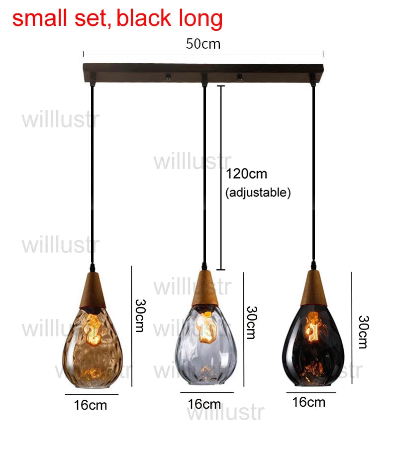 Aquatex Glass Pendant Light