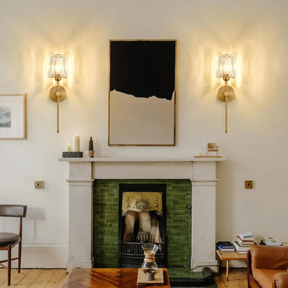 Wire Free Crystal Wall Lamp