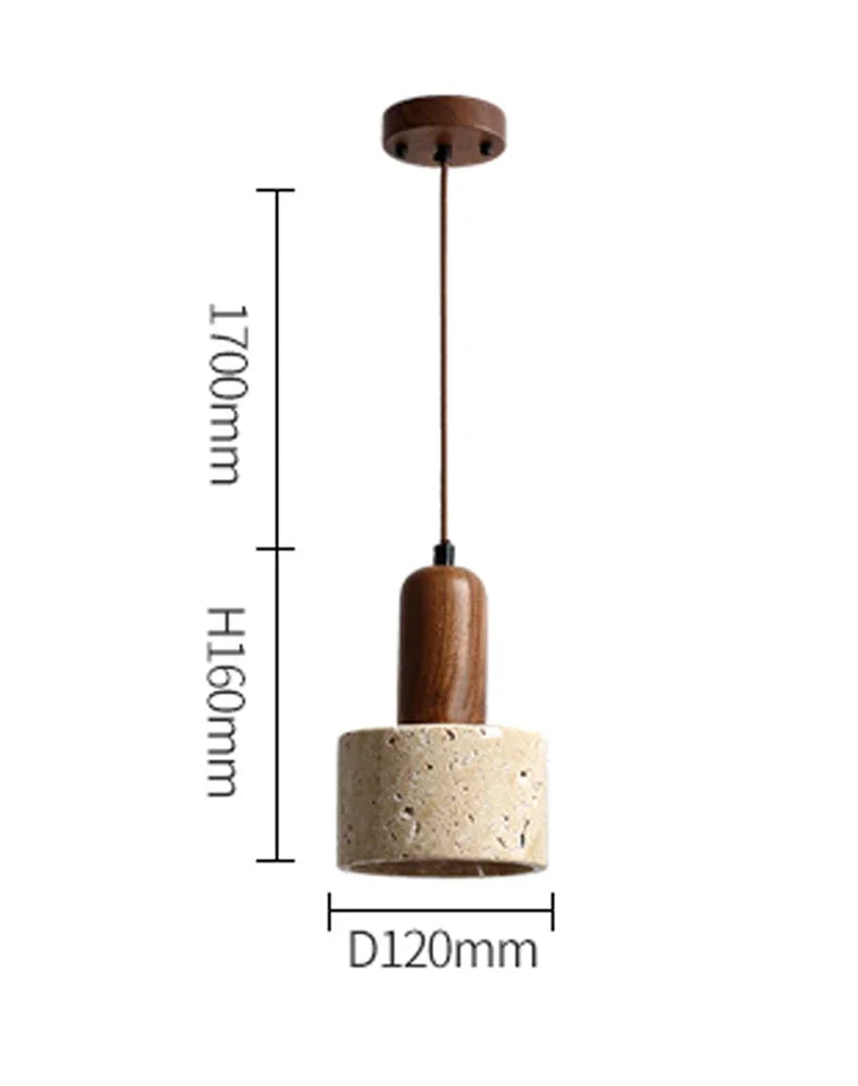 Japanese Marble Pendant Light