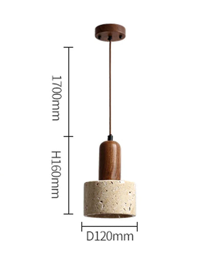 Japanese Marble Pendant Light