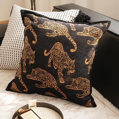 French Brown Throw Pillow Cover