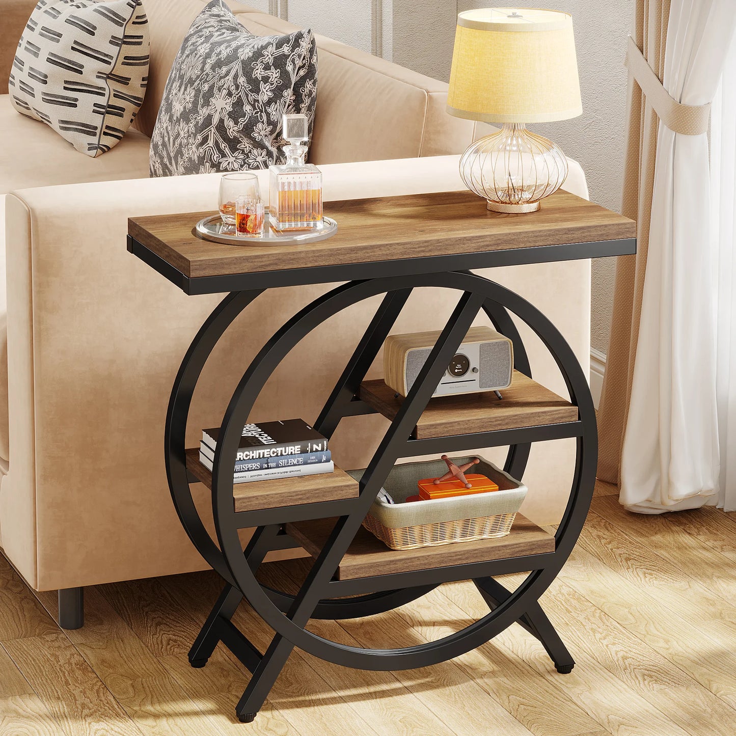 Geometric End Table