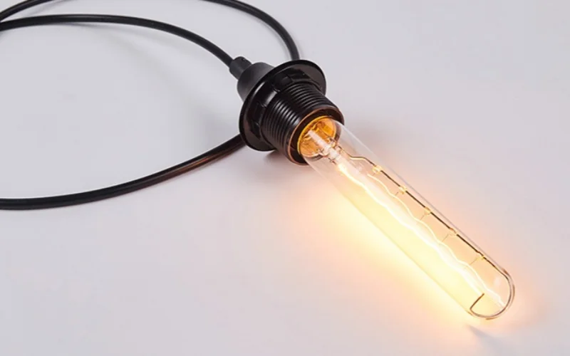 Vintage Wood Pendant Light