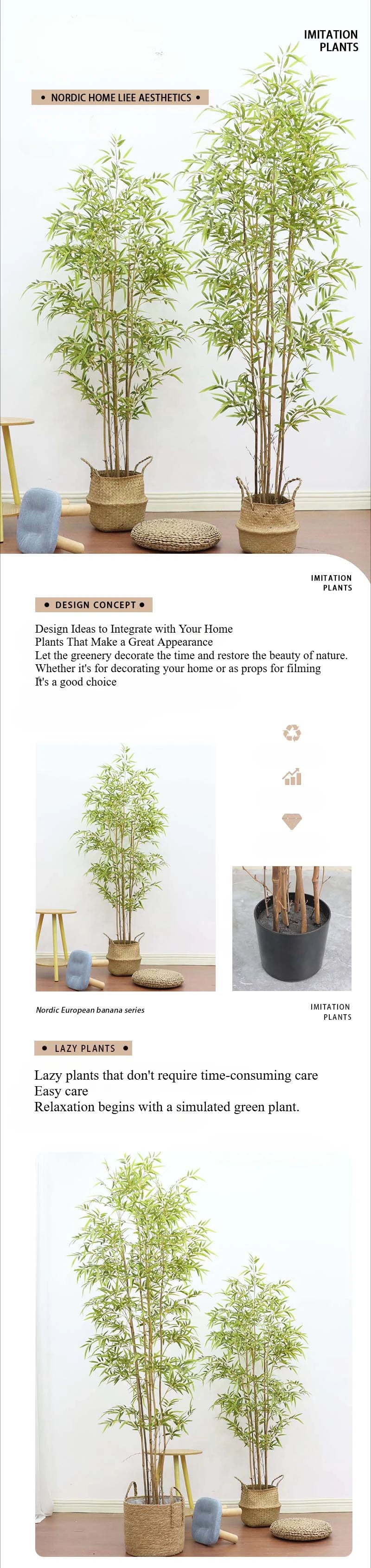 Artificial Bamboo Tree