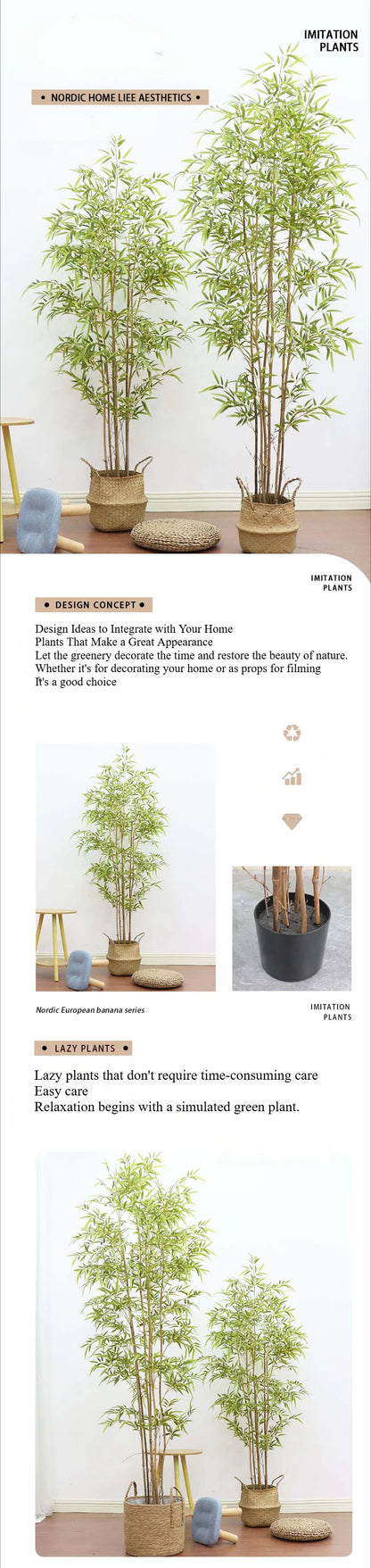 Artificial Bamboo Tree