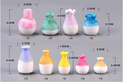 Mini Floral Vase Fridge Stickers