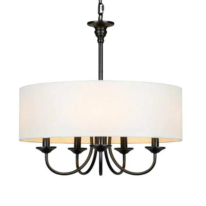 French Cloth Ceiling Chandelier