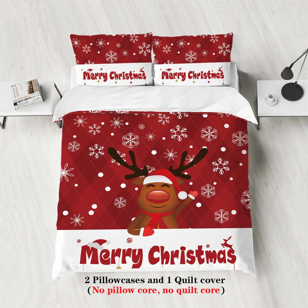 Duvet Christmas Themed 3 pc Set