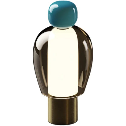 Danish Glass Desk Lamp