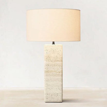 Post-modern Travertine Table Lamp