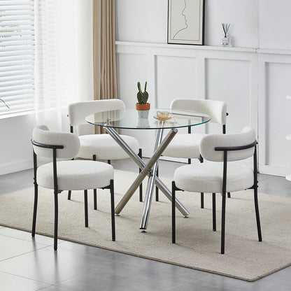 Dining Chairs Set of 2 with Oversized Seat