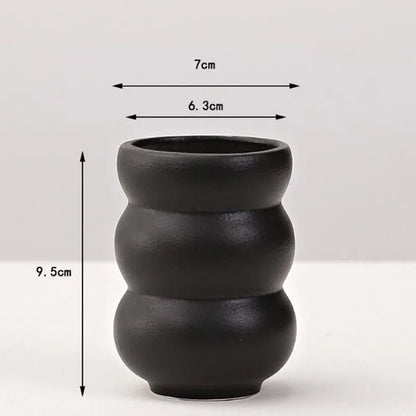 Creative Black Porcelain Vase