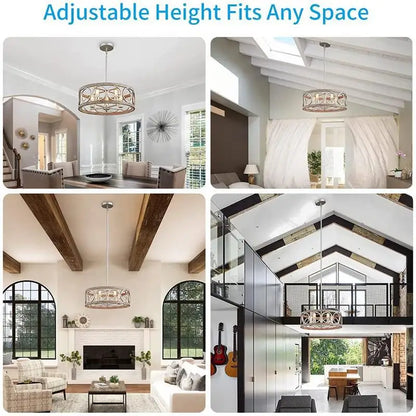 Industrial Circular Chandelier