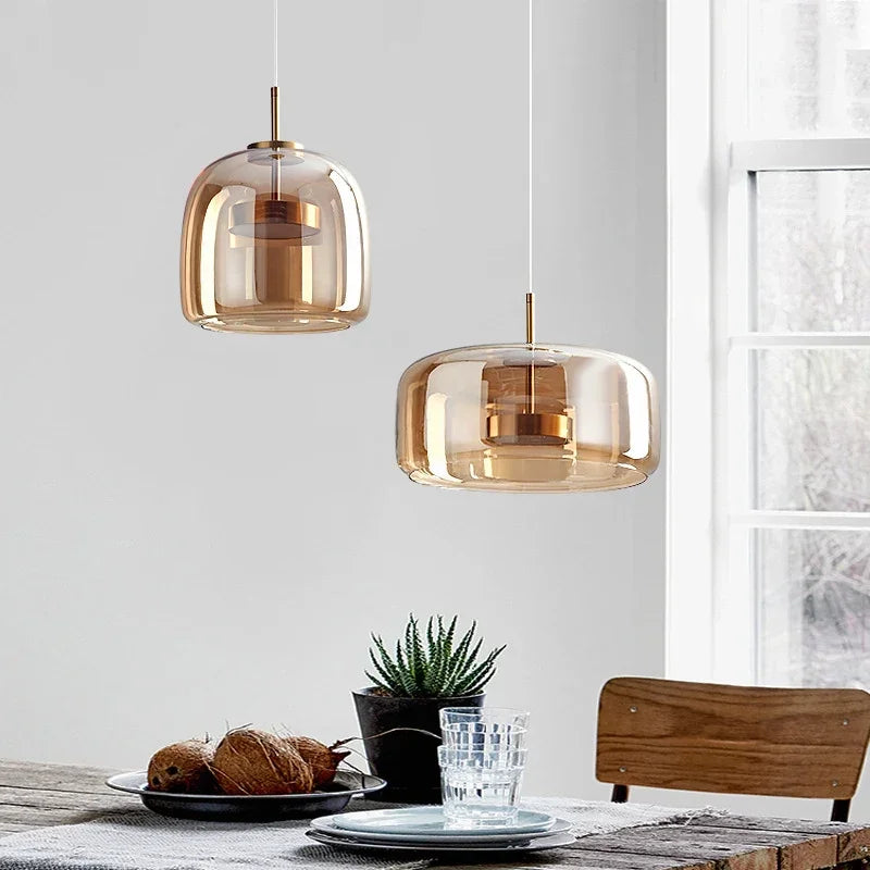 Modern Glass Pendant Light
