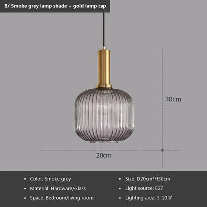 Smoke Glass Pendant Lights