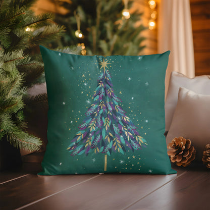 Merry Christmas Decorative Pattern Pillow Cover