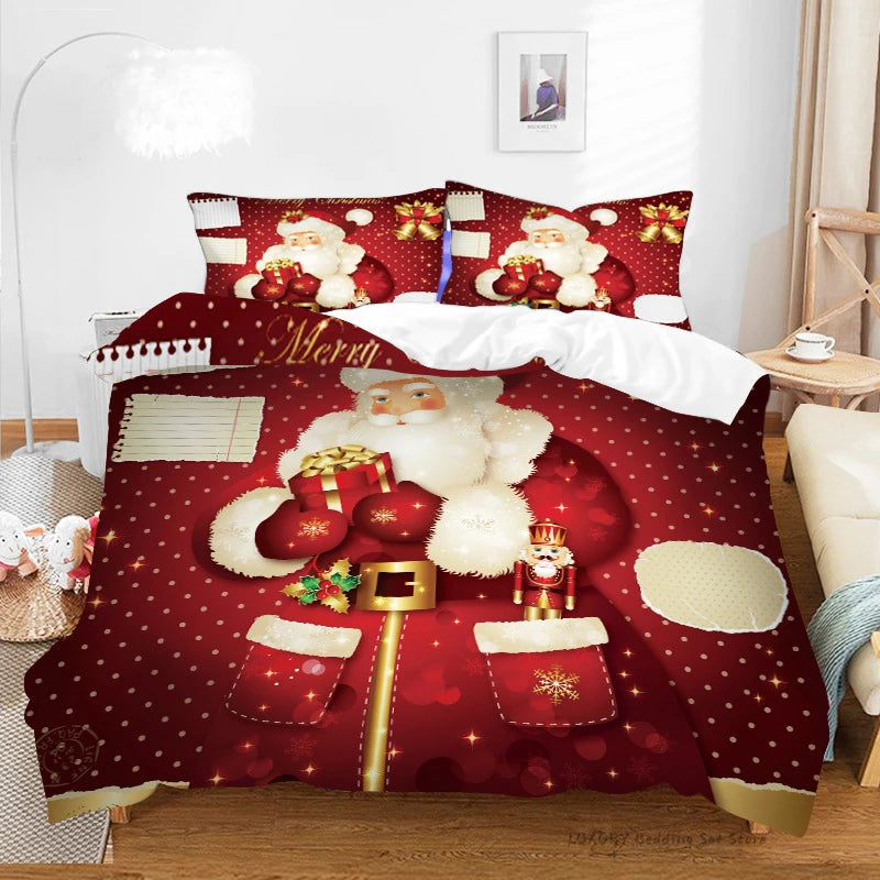Duvet Cover 3pc Set - Christmas Series
