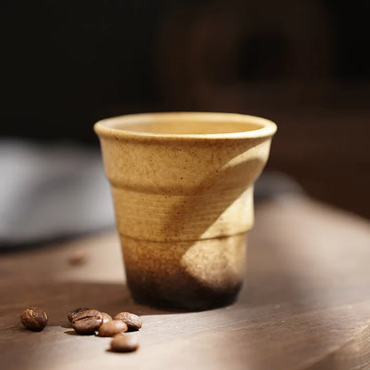 Irregular Ceramic Coffee Cup