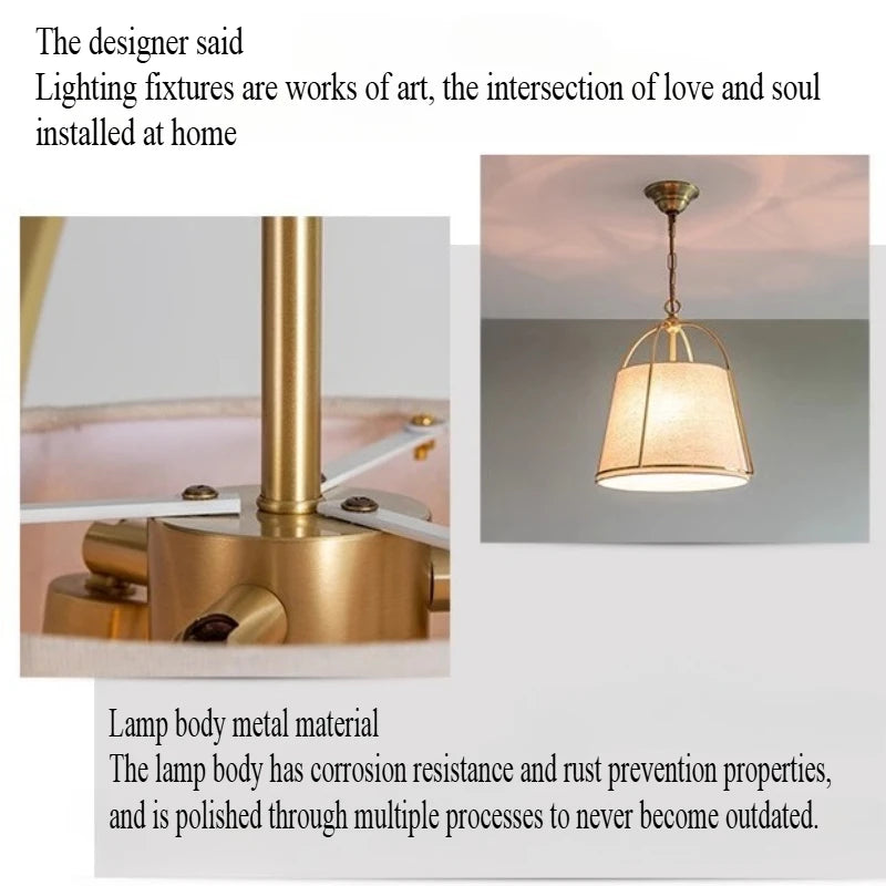 Luxury Minimalist American Pendant light