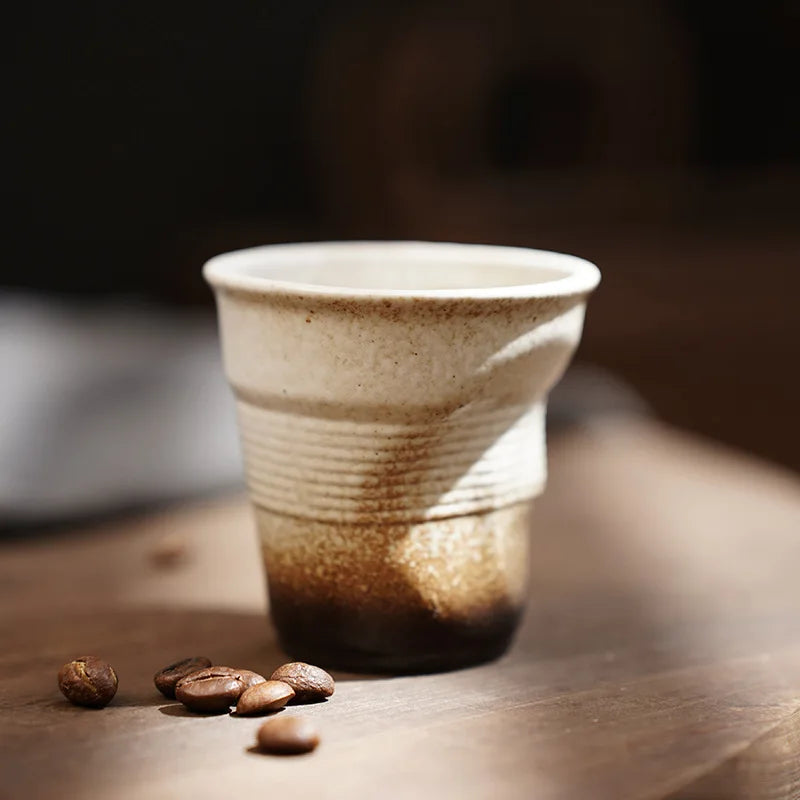 Irregular Ceramic Coffee Cup