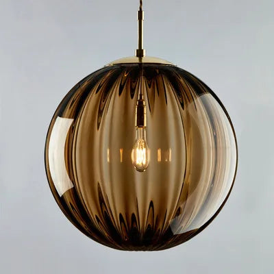 Glass Ball Pendant Light