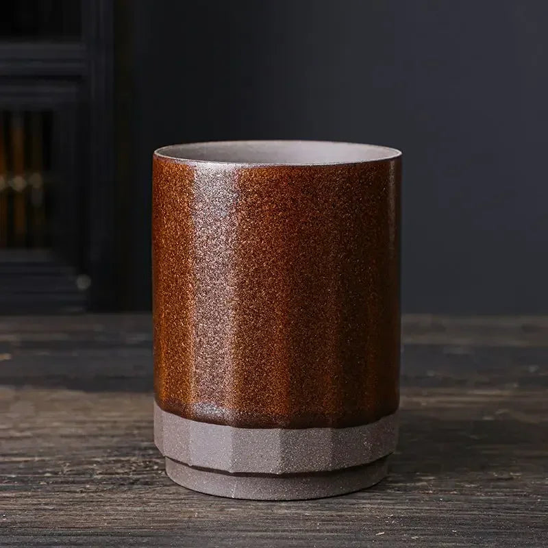 Vintage Handmade Chinese Ceramic Mug