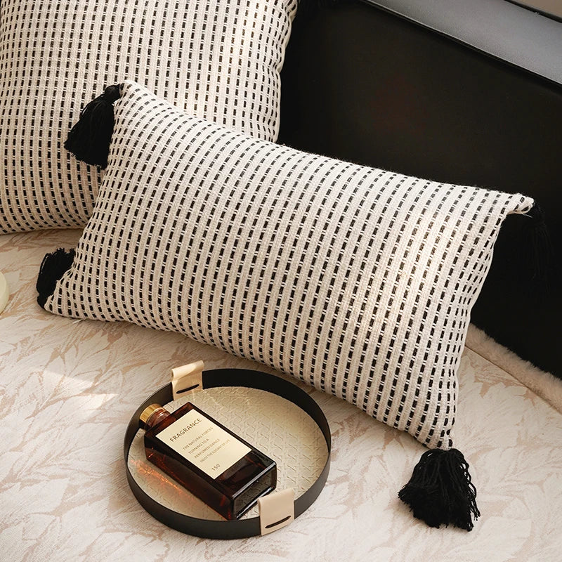 French Brown Throw Pillow Cover